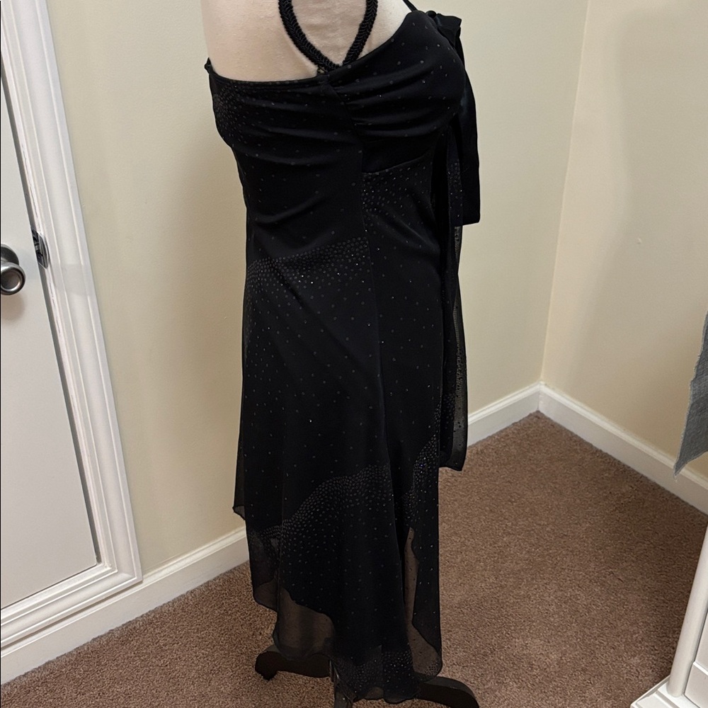 BCX Black Strapless Dress with Bow Detail - Picture 4 of 8